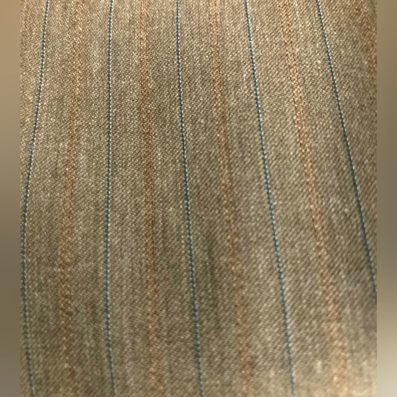 Mossimo Supply Co.  Khaki and Blue Stripped Capris - Picture 7 of 7